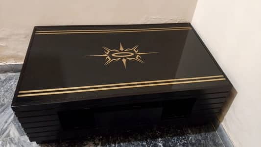 7-Seater L-Shape Sofa with Center Table O