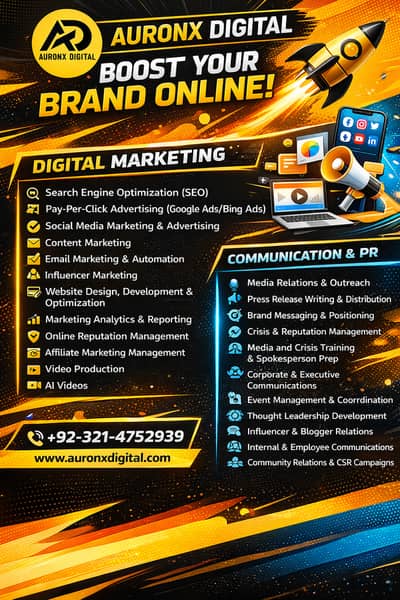 Digital Marketing services available