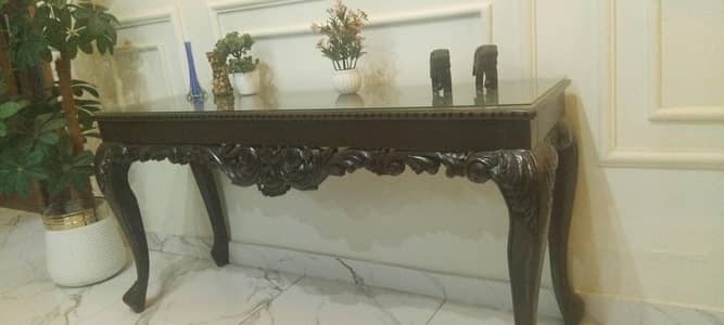 chinioti console with miirro