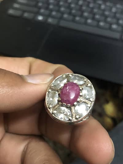 American zircon ring real chandi