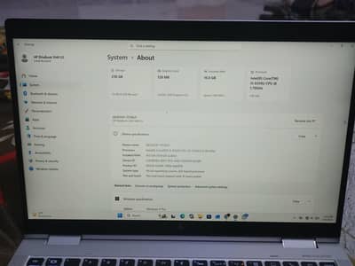 Hp Elitebook x360 1040 G5 16gb 256ssd 128mb graphic card