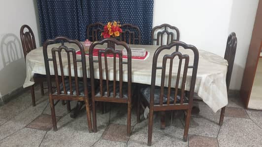 8 seater Heavy Solid wooden Dining Table