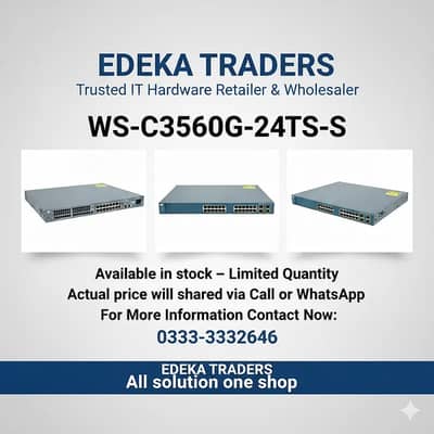 Cisco WS-C3560G-24TS-S – Gigabit Ethernet Switch