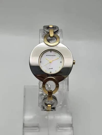 Romanson women's quartz swiss made stainless steel watch