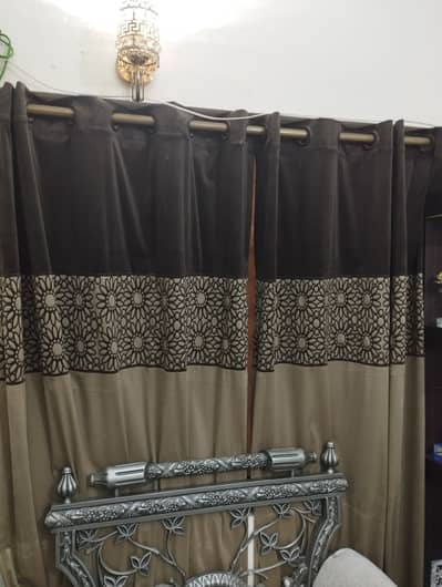 Curtains & Cushions  - Almost new Matching Velvet