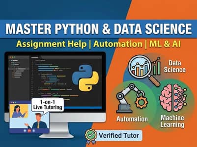 Expert python tutor & developer | data science,ML, Automation