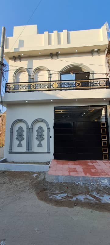 2.5 Marla Corner Brand New Double Story House For Sale In MPs Road Fatima Avenue