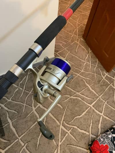 Brand New Fishing Rod Set with Reel & Hooks – Never Used