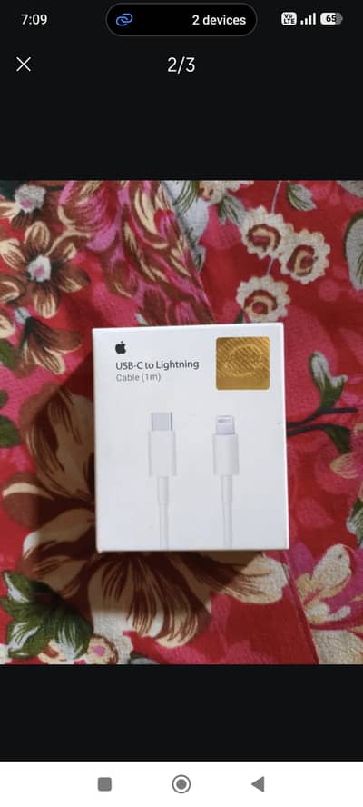 Iphone charger and usb original