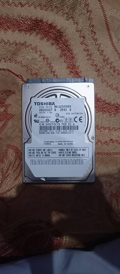 320 GB HDD TOSHIBA