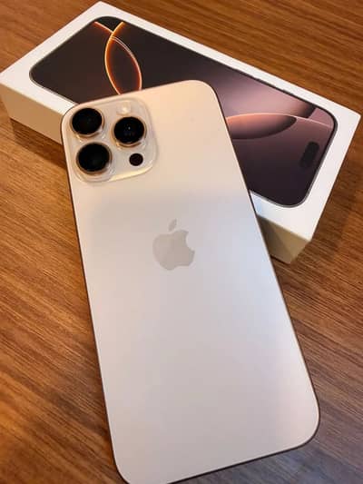 iPhone 16 Pro Max – Desert Color | 256GB | PTA Approved (Urgent Sale)