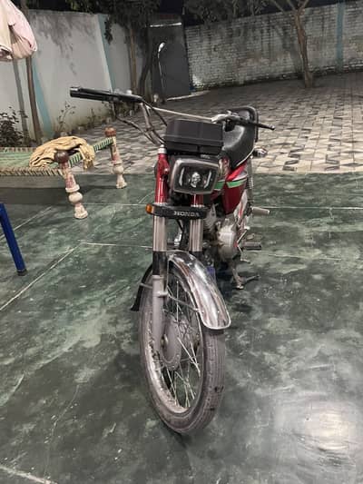 Honda 125 motorcycle