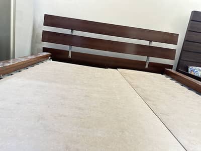 Imported bed and side table