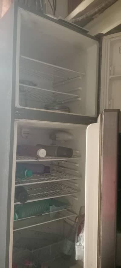 Haier refrigerator 16 cubic grey color