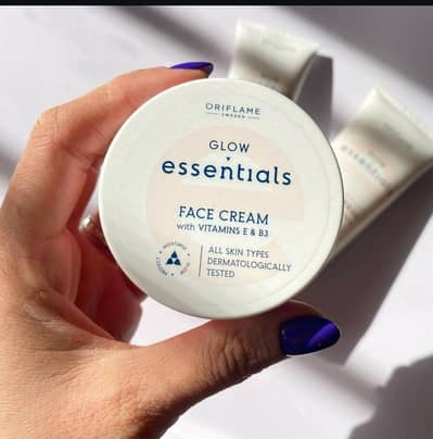 orifalme Glow Essentials face cream with vitamin E and B3
