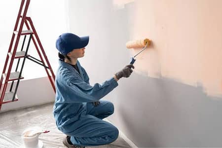 Home Office Wall & Furniture Painting Services. Professional