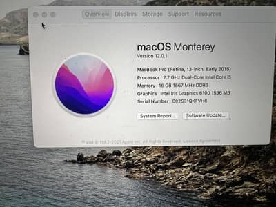 MacBook Pro 2015 16/256