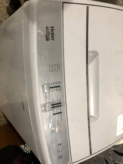 haier one touch washing machine