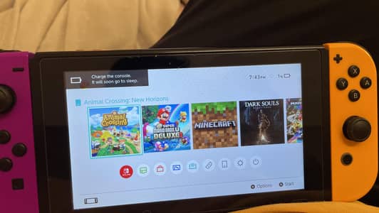 Jailbroken Nintendo Switch 128gb SD Card Games Pre Installed with chrg