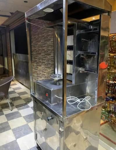 shawarma machine counter with auto electric router