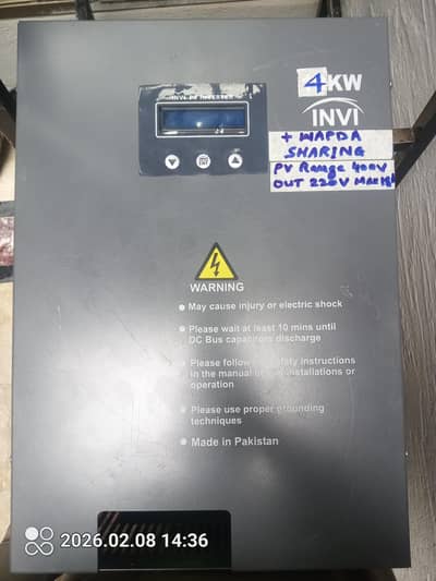 4KW Actual Running Power Solar Inverter with Wapda Power Function