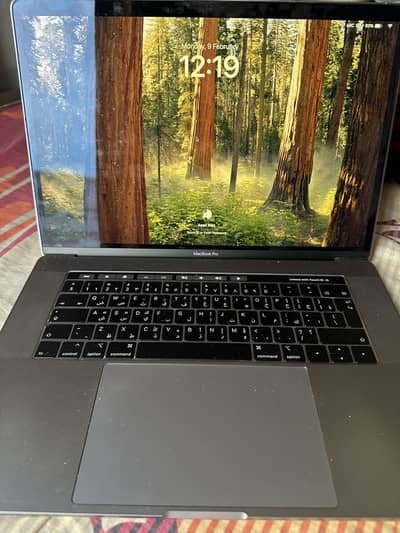 Macbook Pro 2018, intel core i7, 256 GB.