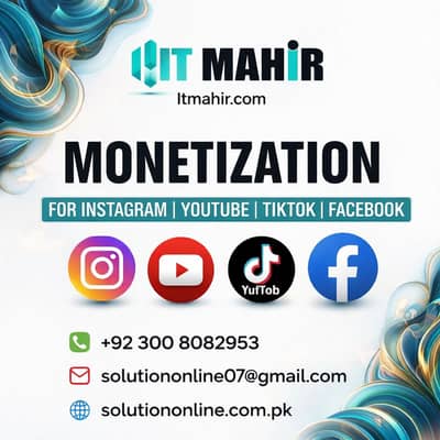 YouTube, TikTok, Facebook & Instagram Likes, Followers & Monetization