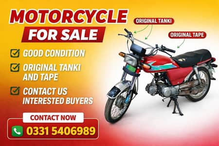 Honda CD 70, good condition, better fuel average