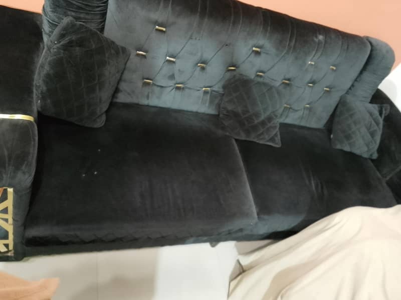 black sofa set 3