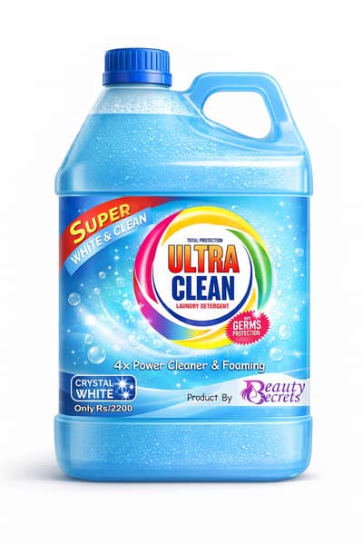 Premium 4X Laundry Liquid Detergent | Deep Cleaning | Save Clothes | X