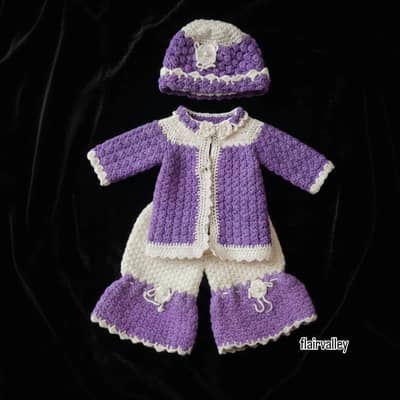 handmade crochet kids ensemble