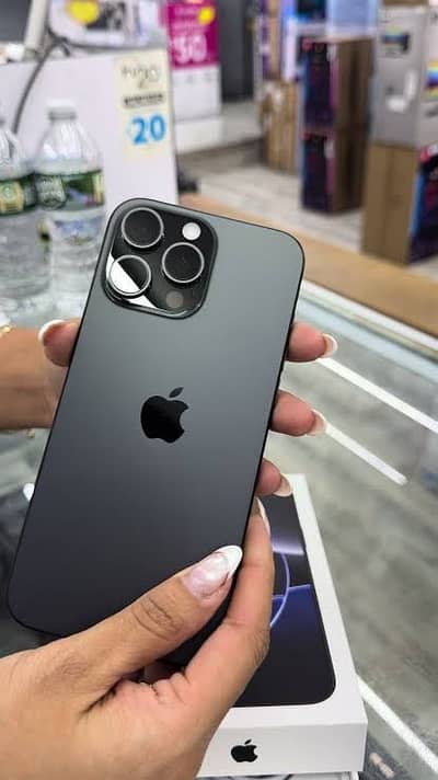 iPhone 16 pro max black titanium