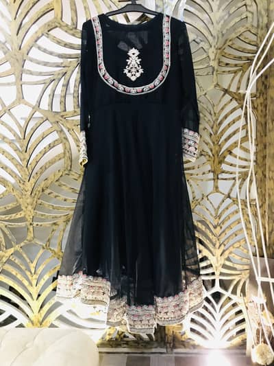 Beautiful long black frock