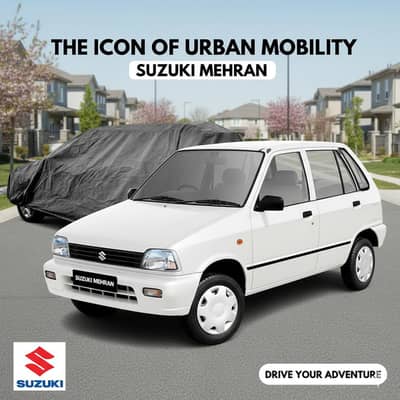 Durable weather-resistant car cover-suzuki mehran