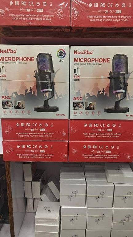 New Professional Studio USB Microphone – High-Quality Condenser Mic for PC Streaming, Gaming, Podcast, YouTube & Video Recording