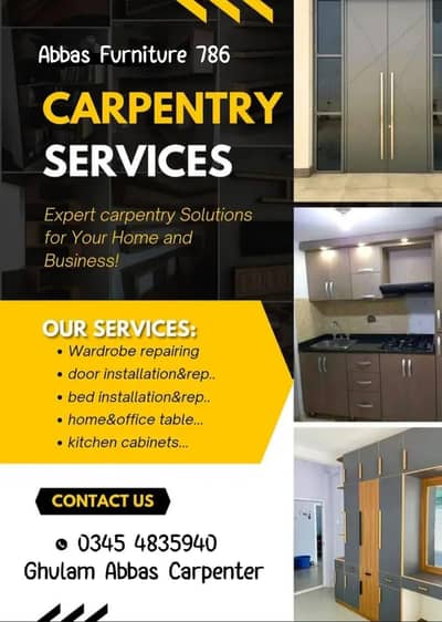 Abbas Furniture All kind of Furniture repair & new furniture service