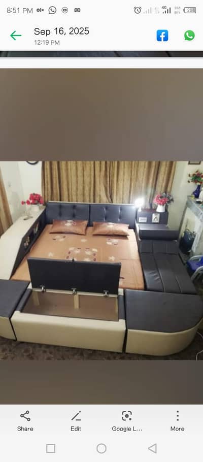 Smart adobi bed with  new matress for sale .