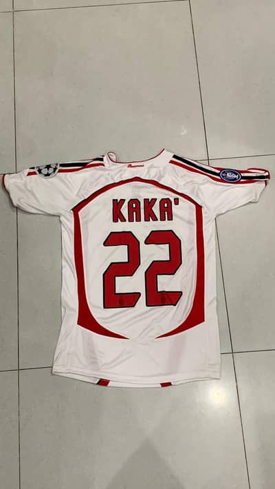 2006/7 Ac Milan Ucl Winning Trophy Away Kit.