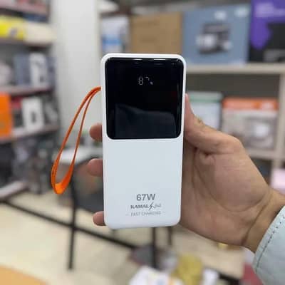 8 hours Charging With Four Diffrent Cables Power Bank