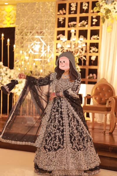 Blue bridal/ walima/ reception/ nikah dress