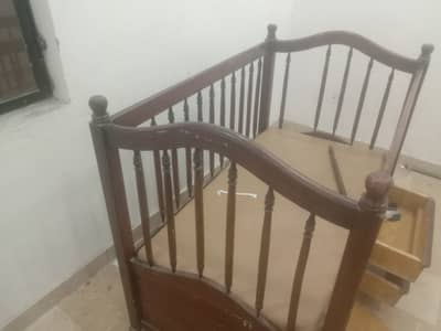 Wooden Baby Cot