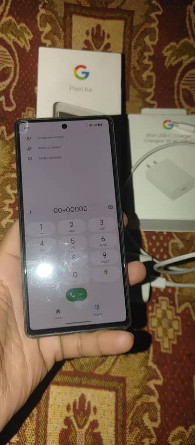 Google 6a 6/128gb pta approved Box, Charger Original Camera A1, 60 Fps