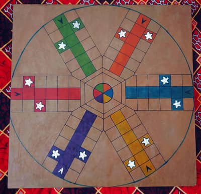 Wood Ludo 2in1 ,6 Player & 4 Player Ludo