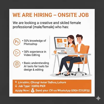 Graphic designer and viedo editor