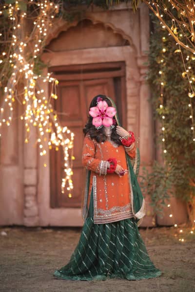 Bridal Mehndi dress for sale