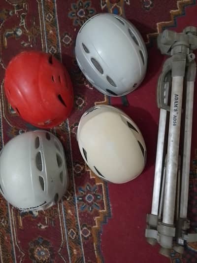 different brand helmets and theodolite engineering products