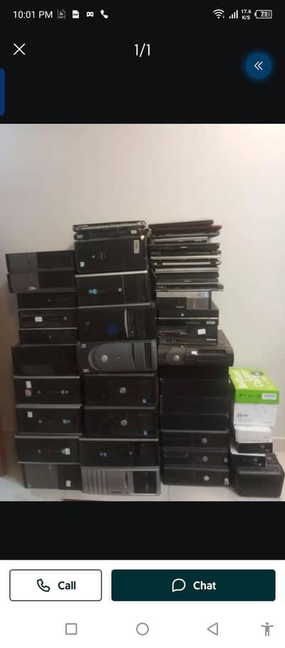 OOld Computer LCD  monitor and electronic machine