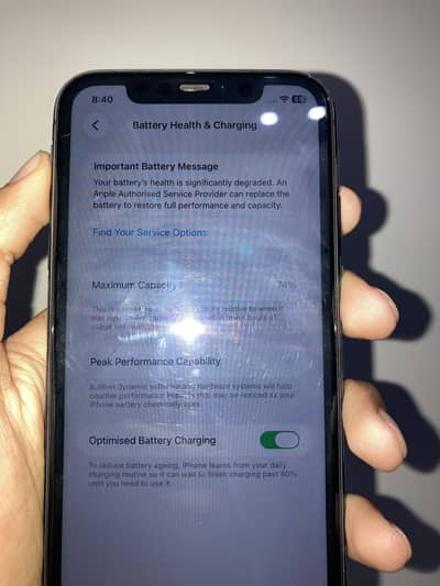 Iphone 11 nonpta jv 128gb 74% service