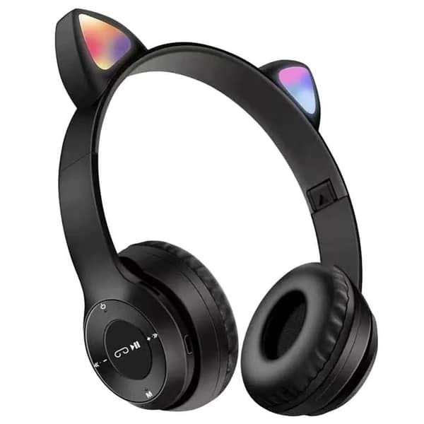 P47M Bluetooth Wireless Headphones Cat Ear Headset Music Headphones Hearing Aid with Mic gilrs Headphones
