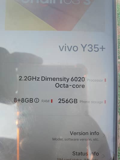 vivo nonpta screen Crack little work perfectly gaming phone 8+8/256